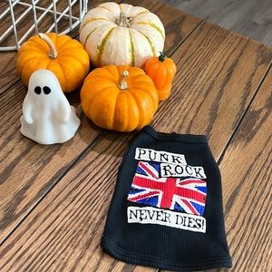 Punk rock never dies tank for furry baby🐶💕